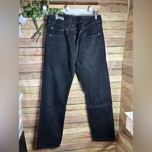 Levi’s 505 Regular Fit Black Denim Jean Men’s W32 L32